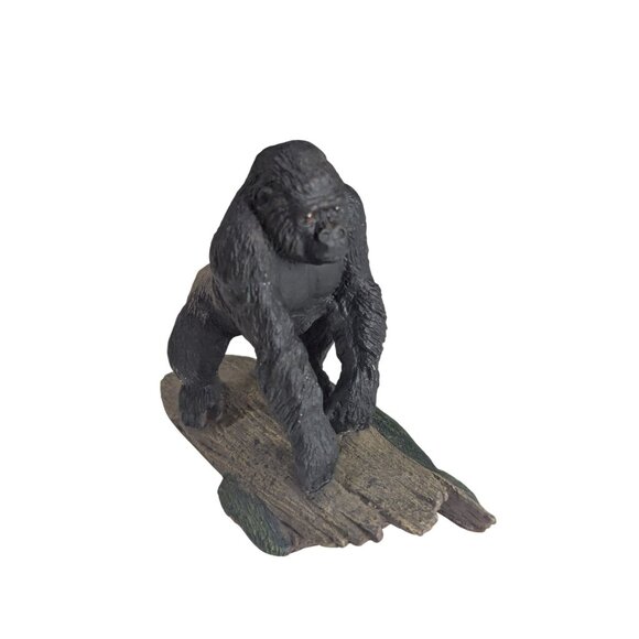 Franklin Mint Gorilla Gorilla Sculpture Wildlife Preservation Collection 1987 De - Picture 1 of 6